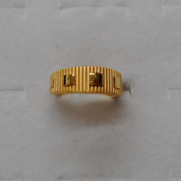 22 kt gold casting ring for unisex by Aaj Gold Palace