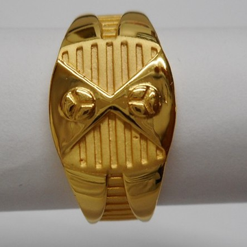 22 kt gold casting gents ring by Aaj Gold Palace