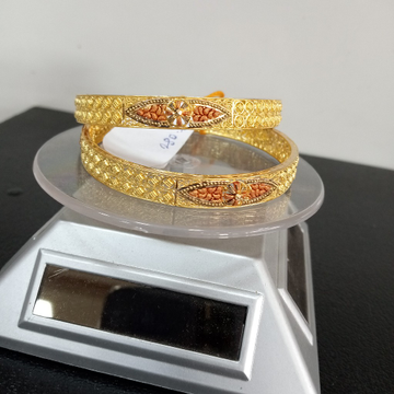 kalkati fancy unique Bangle by Aaj Gold Palace