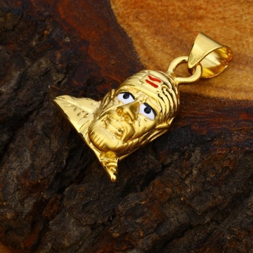 sai nath pendant by Aaj Gold Palace